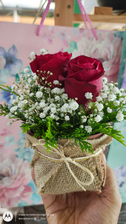 Arranjo Duas Rosas